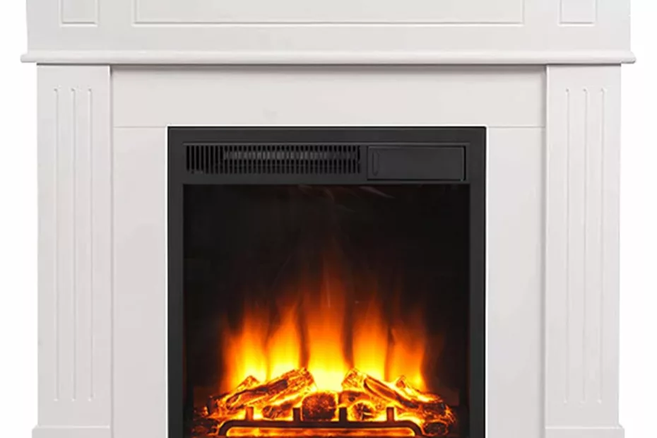 electric fireplace with mantel review