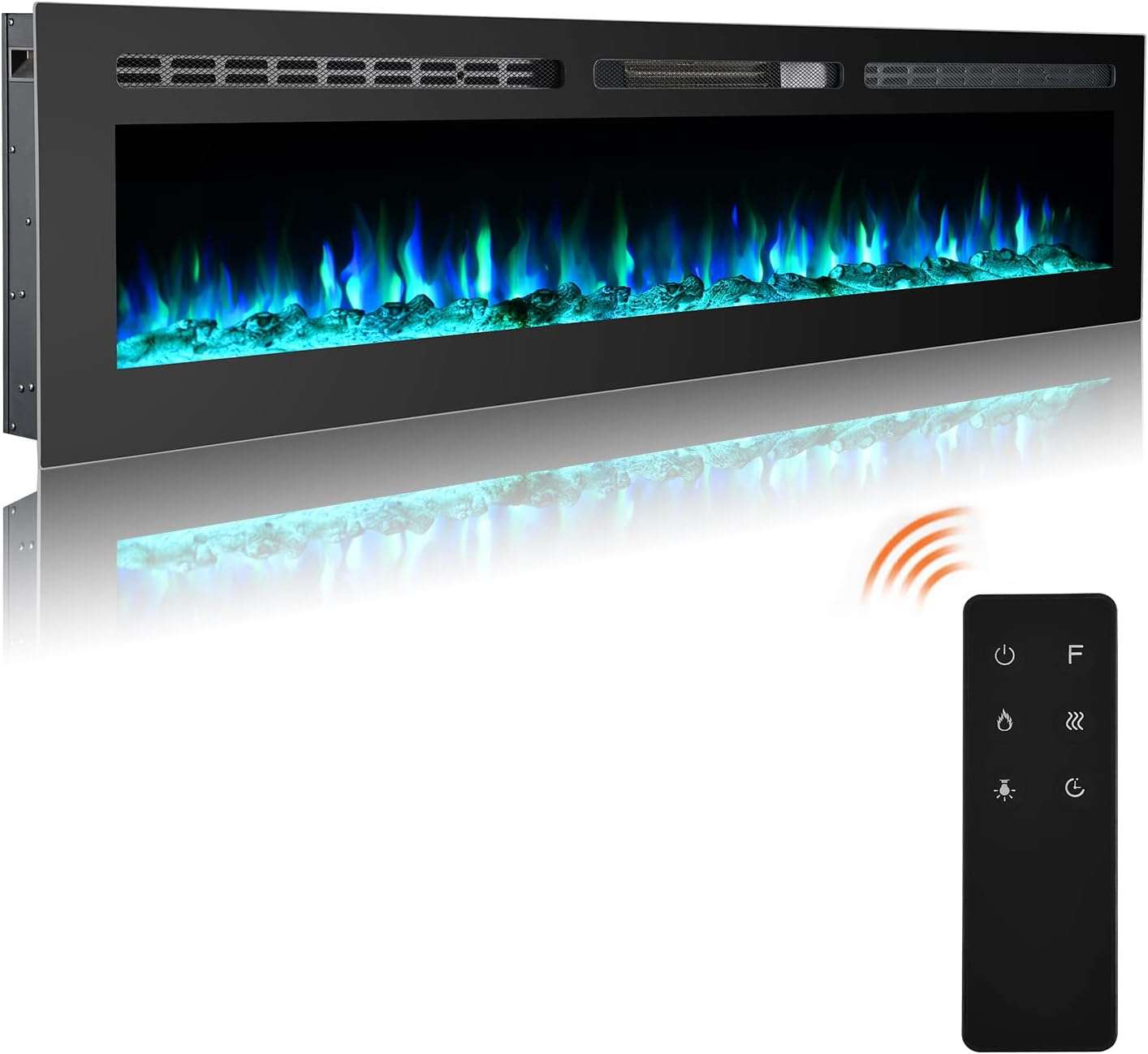 70 inch electric fireplace insert review