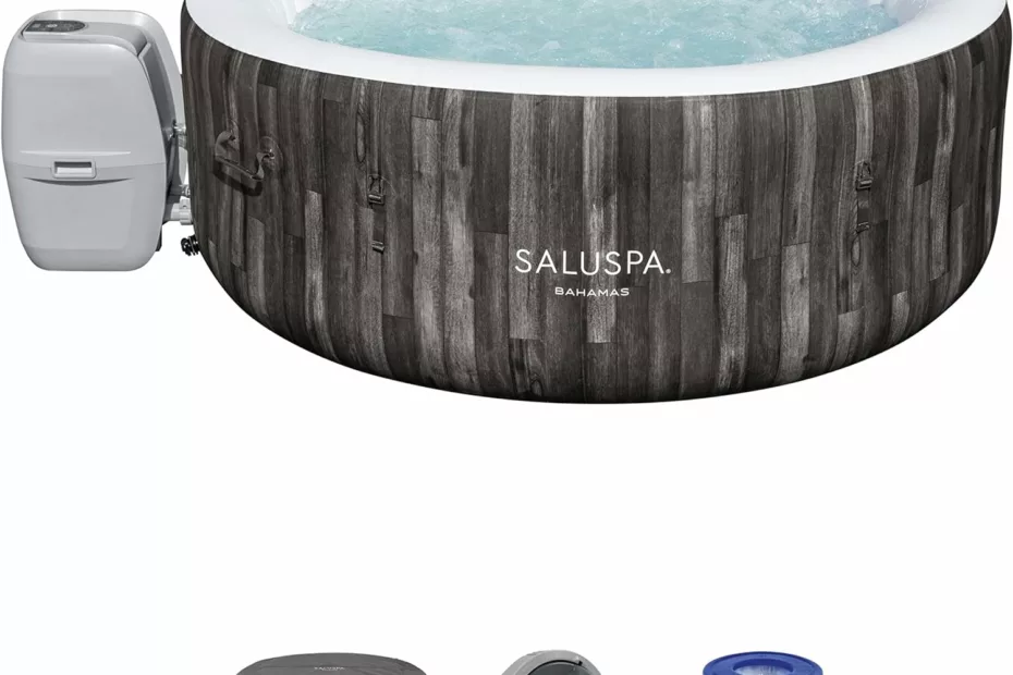 bestway 71 x 26 saluspa bahamas airjet inflatable patio 4 person hot tub review