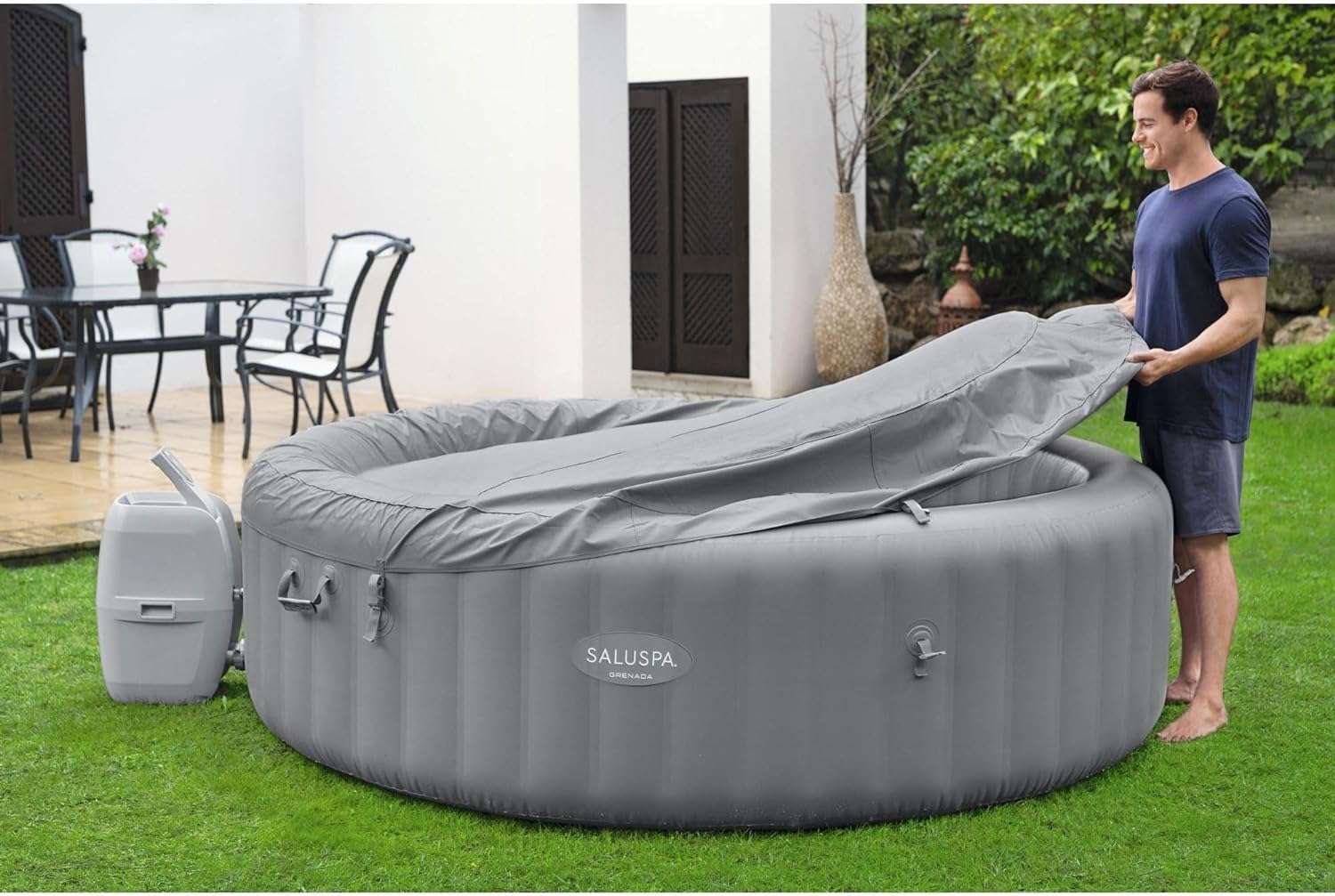 bestway saluspa grenada airjet hot tub review