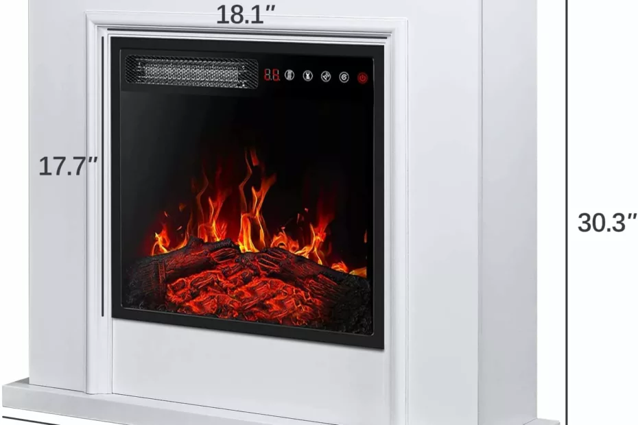 bossin 32 electric fireplace mantel review