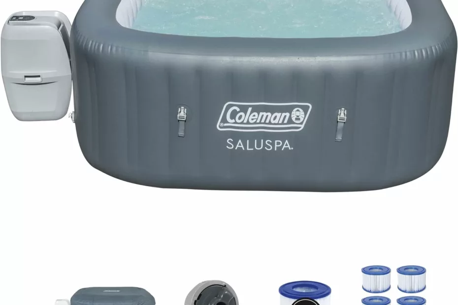 coleman saluspa 140 air jet hot tub spa review