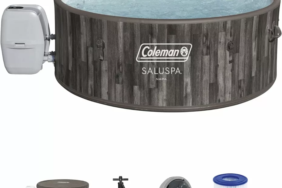 coleman saluspa napa airjet hot tub review