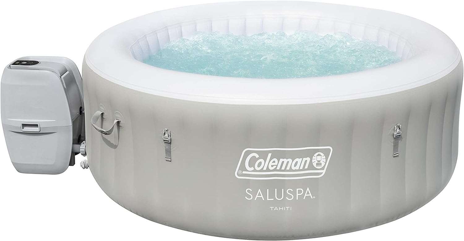 coleman saluspa tahiti inflatable hot tub spa review