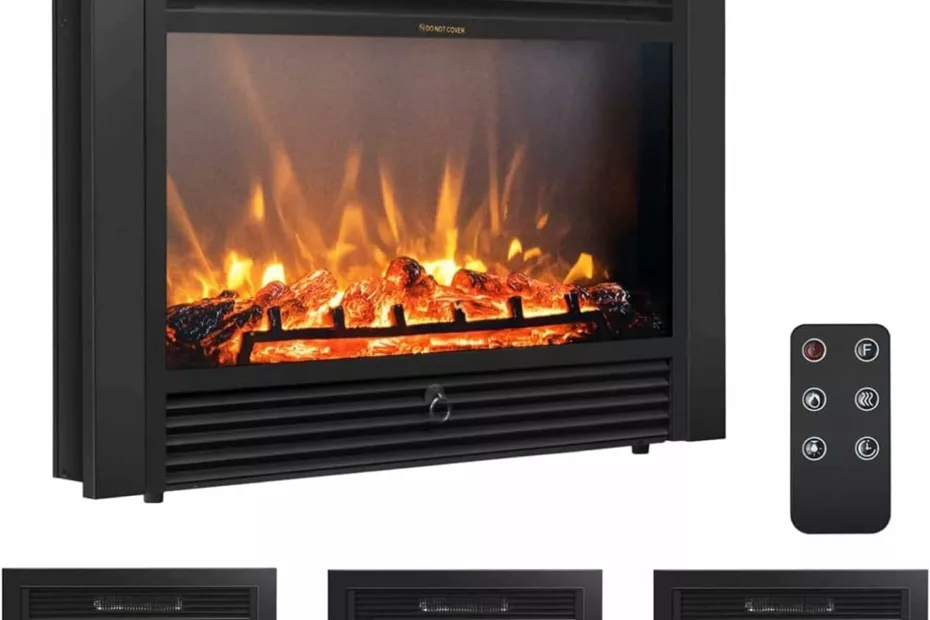 costway electric fireplace insert review