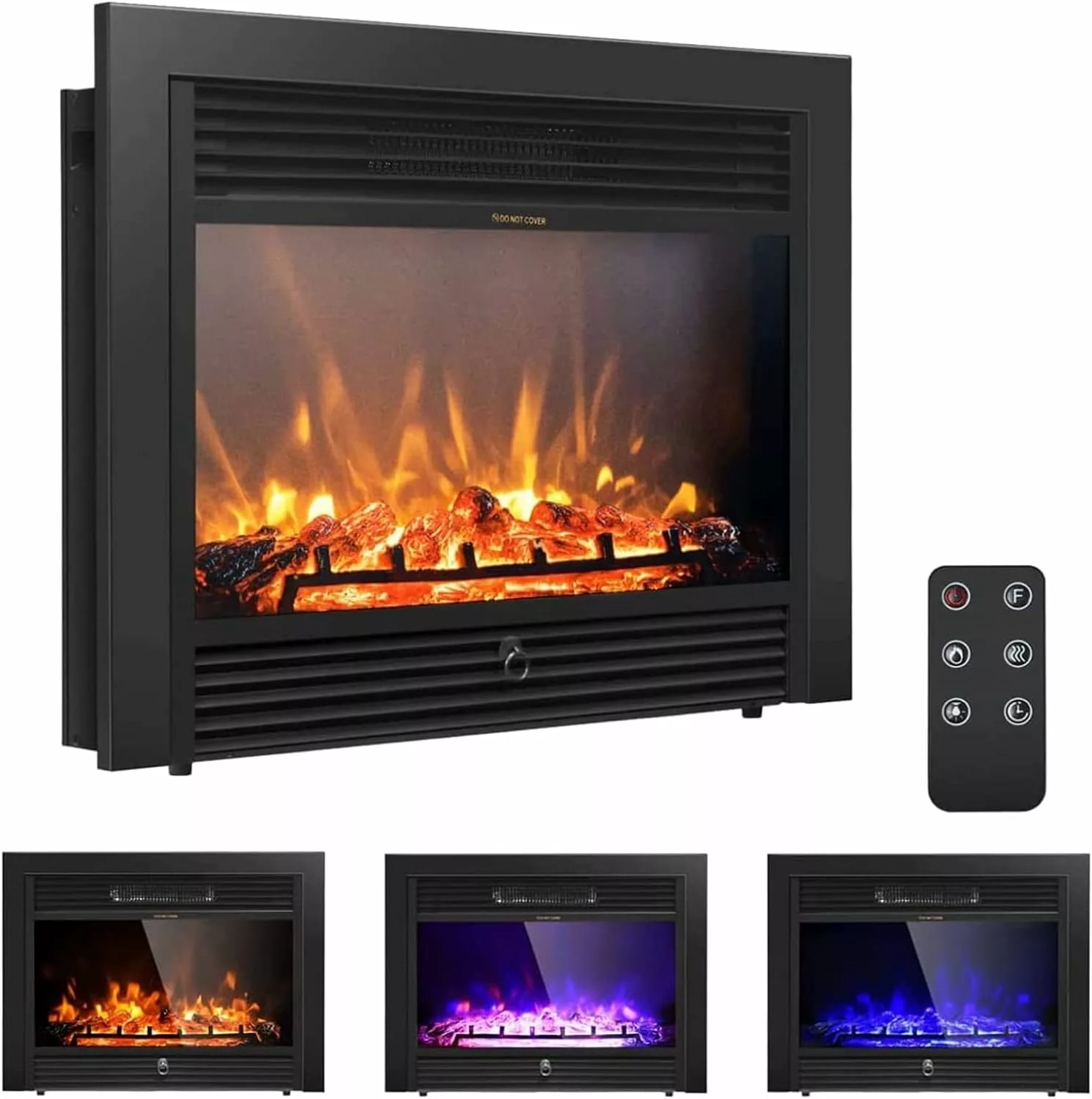 costway electric fireplace insert review jpg