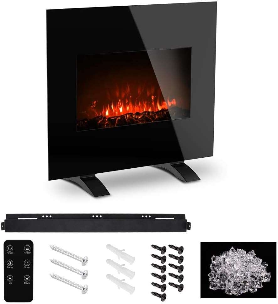 electric fireplace wall mounted heater review