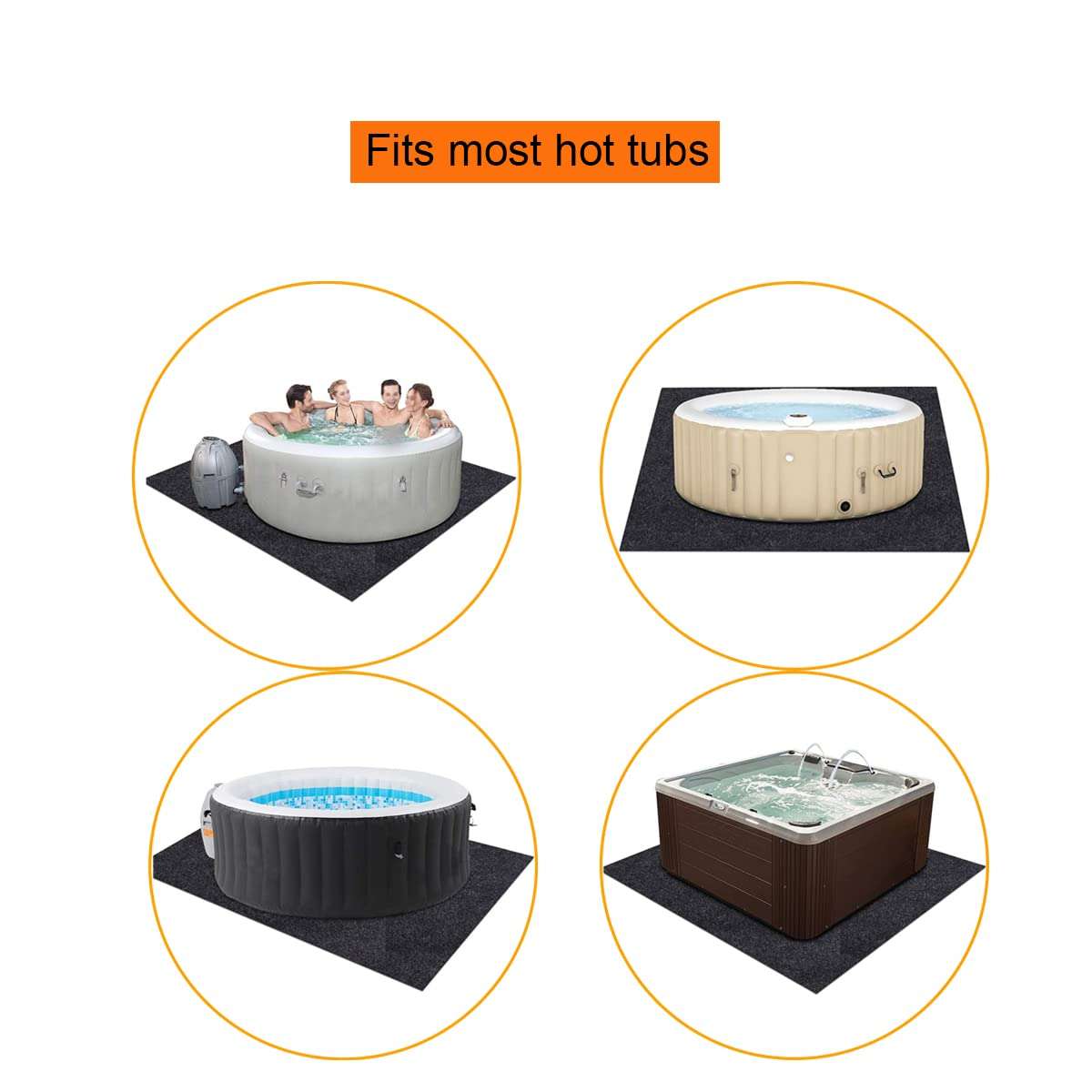 extra large hot tub pad review