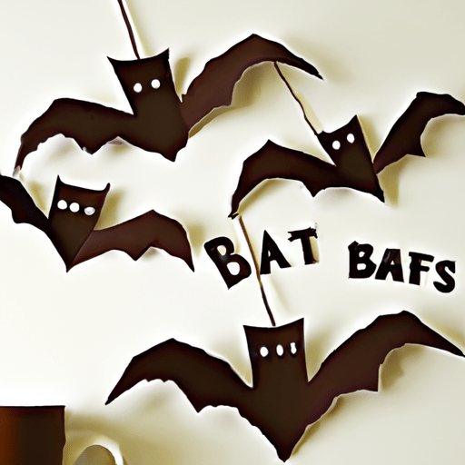 how to make halloween coffee filter bats