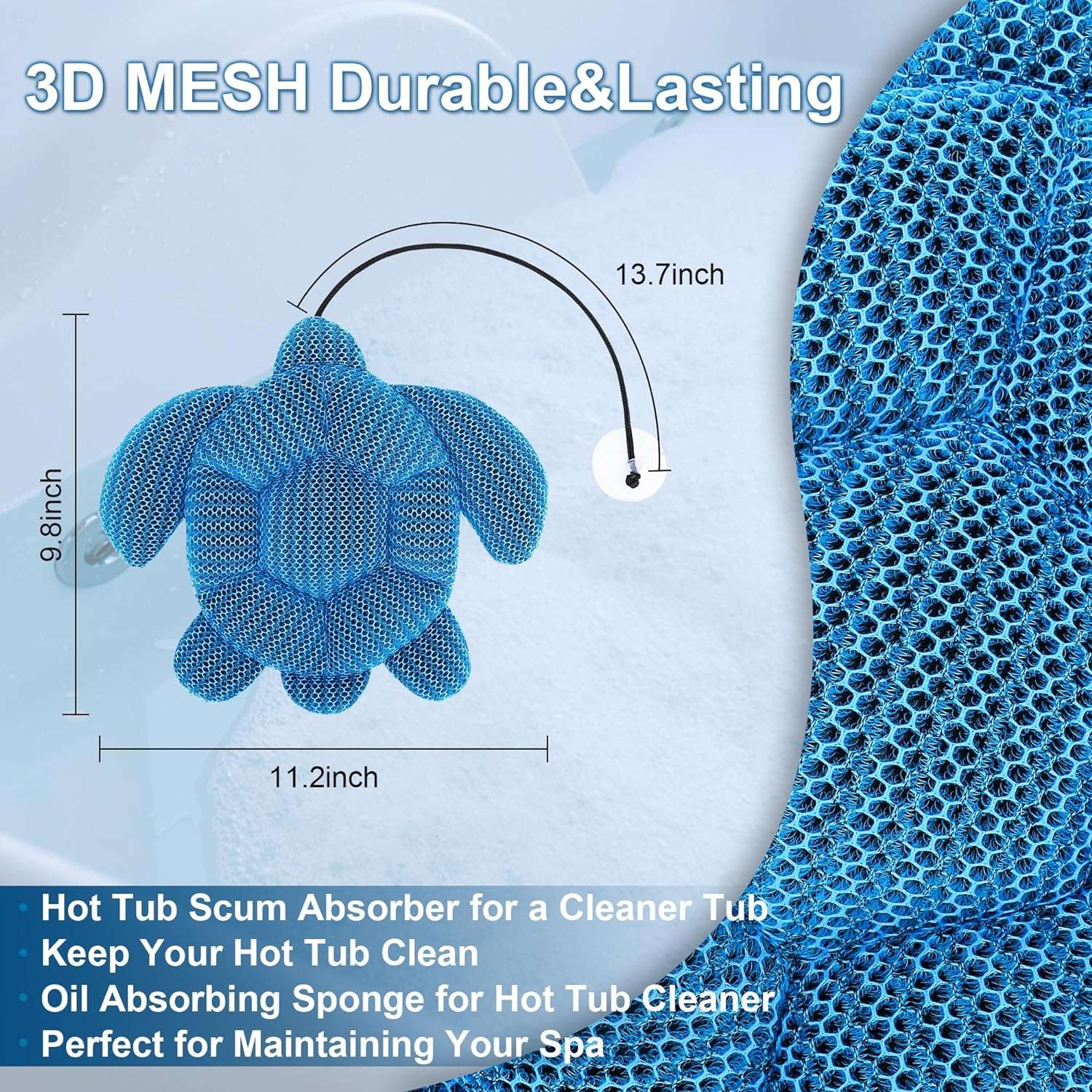 iplacer turtle hot tub scum absorber review