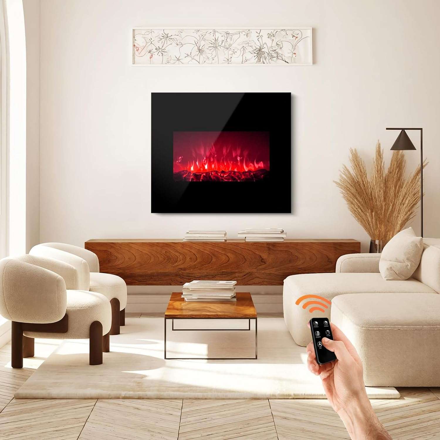 lifeplus electric fireplace heater review