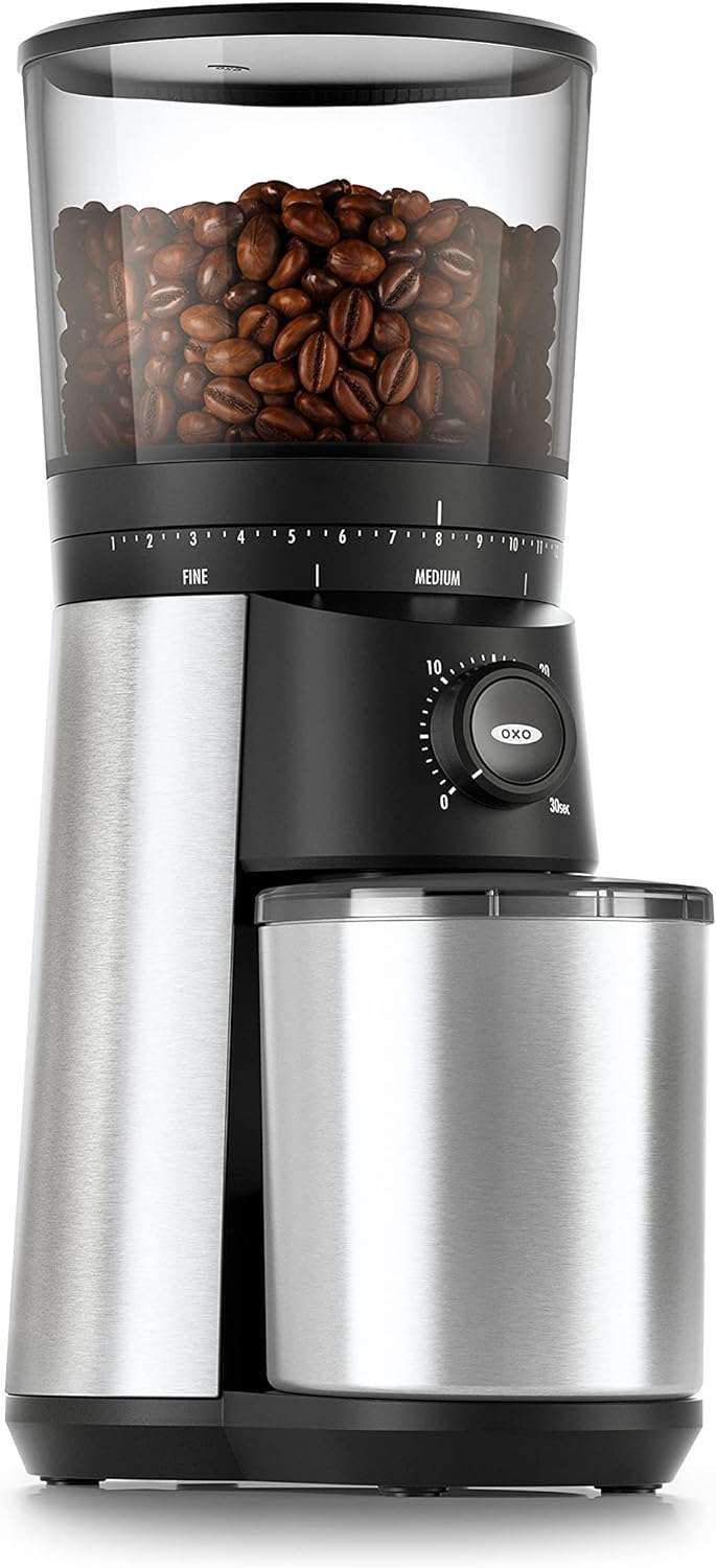 oxo brew conical burr coffee grinder review