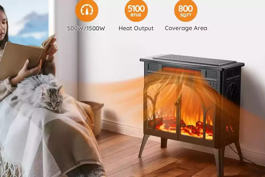 rintuf electric fireplace heater review