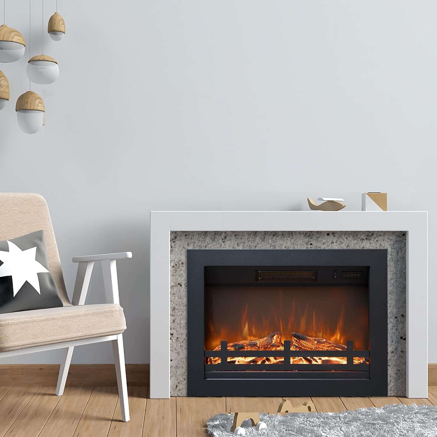 rodalflame electric fireplace insert review