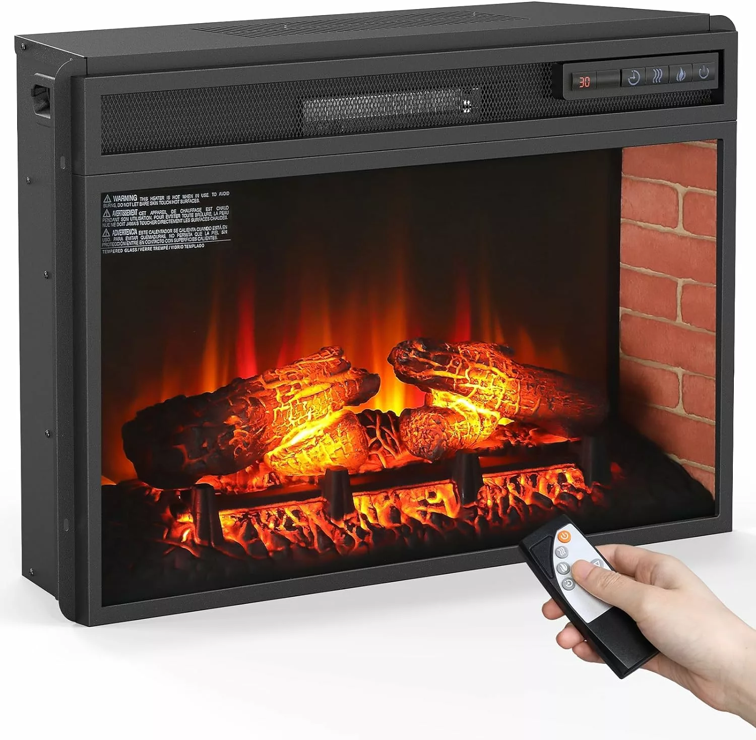 rovsun electric fireplace review jpg