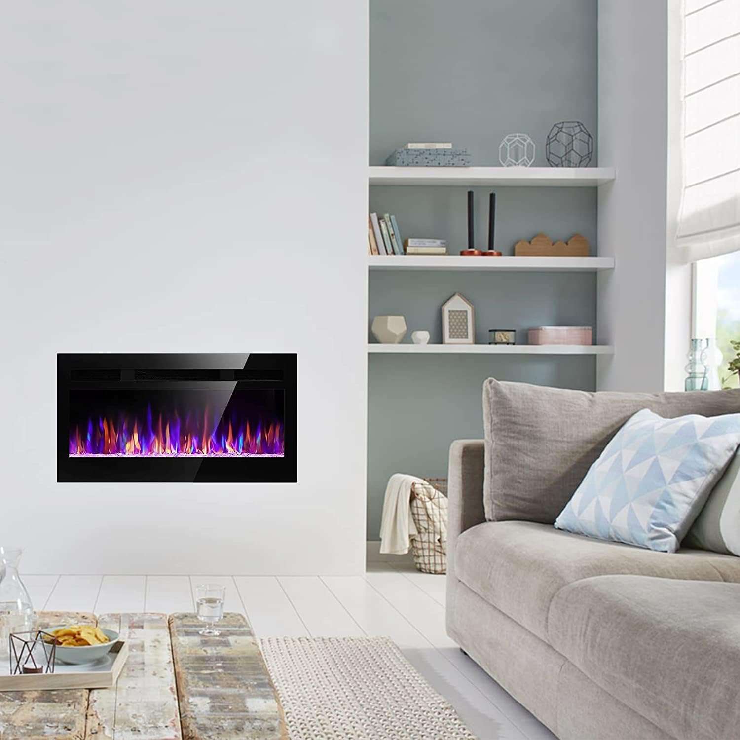 tuan 31 inch electric fireplace review