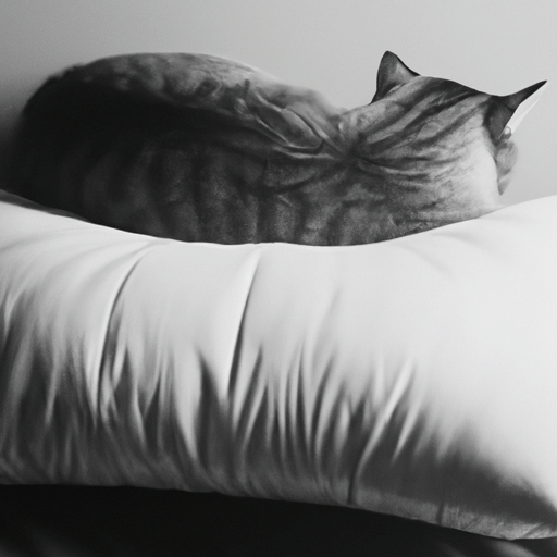 understanding the behavior of cats sleeping on pillows