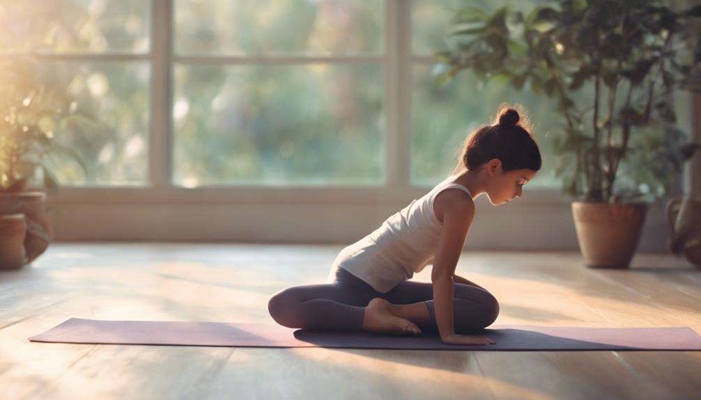 calm and comfortable yoga