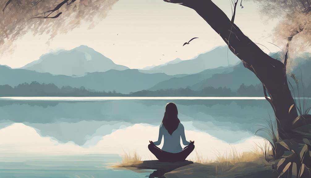 mindful peace through deep breathing