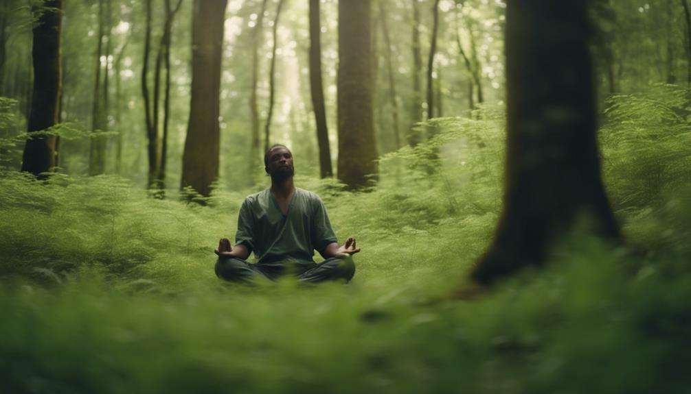 practicing breathwork for focus