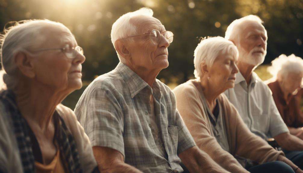 senior meditation for mindfulness