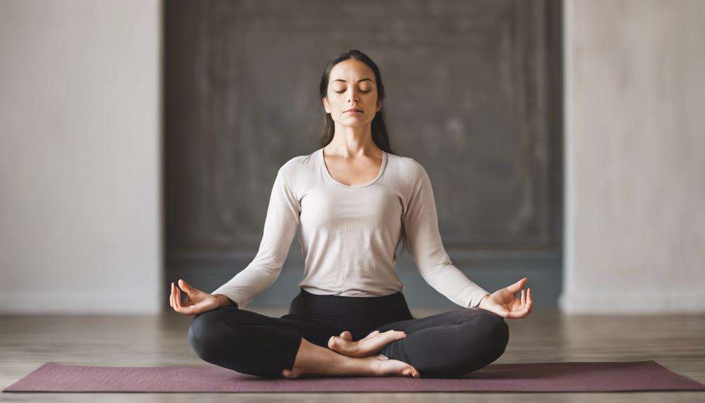 mindful breathing during yoga