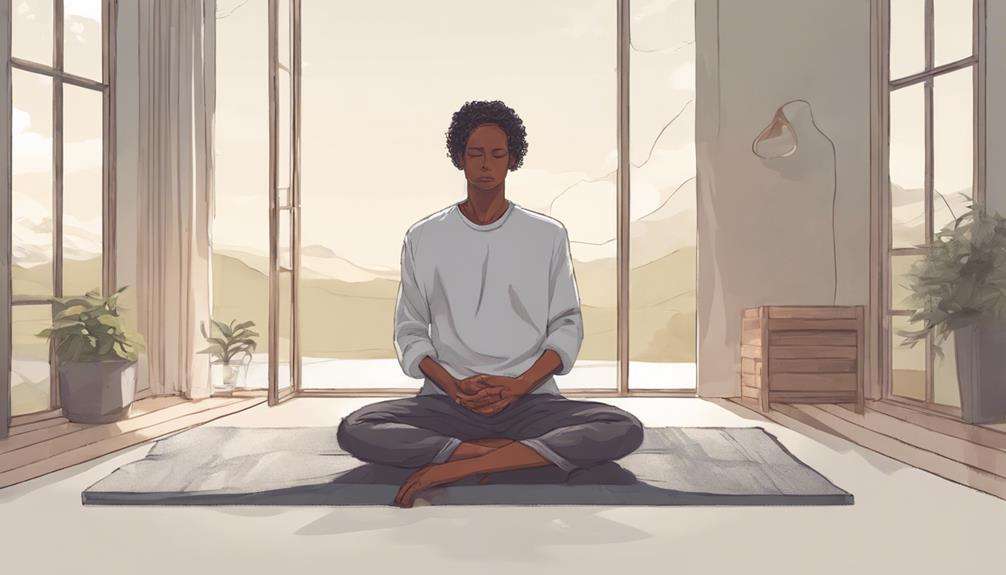 mindful sitting for comfort