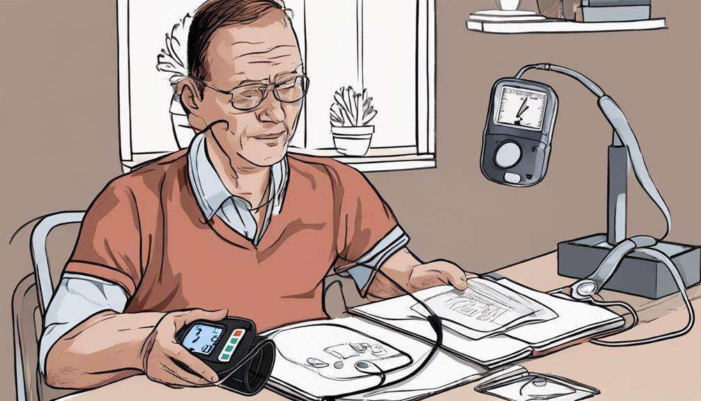 tracking blood pressure levels